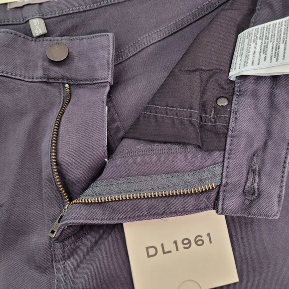 DL1961 Men's Avery Modern Straight Mid Rise Jeans Coalmine Gray Size 31x34 - Picture 6 of 10